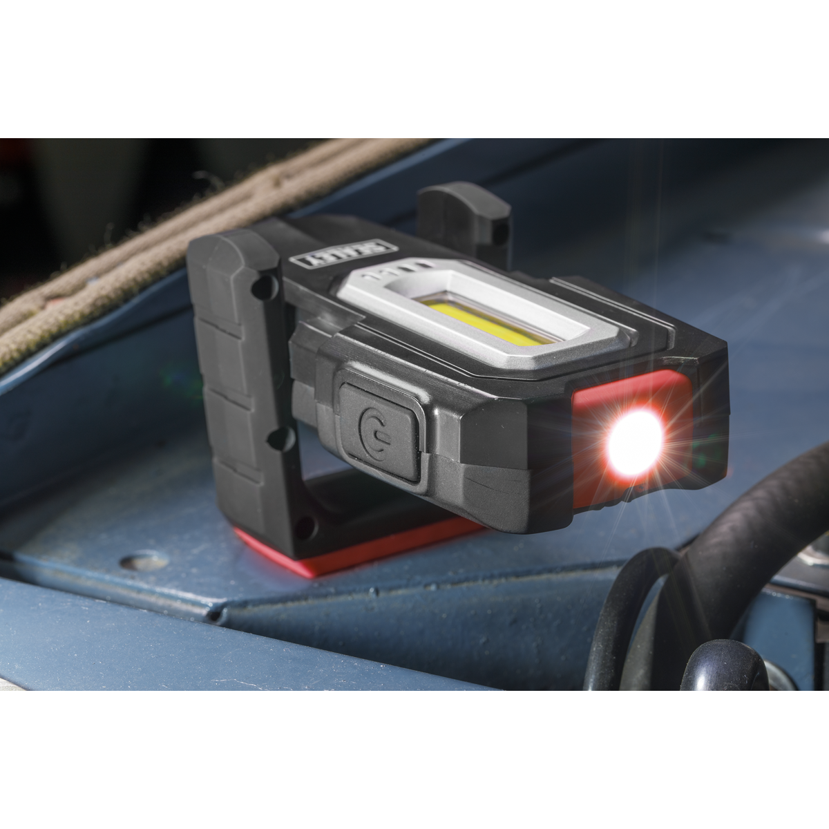 Sealey Inspection Light 3W COB & 1W SMD LED Wireless Rechargeable LEDWC03