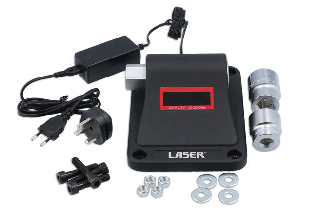 LASER 8305 Digital Torque Tester Bench-Mounting Aluminium Body 100-2000Nm Tool