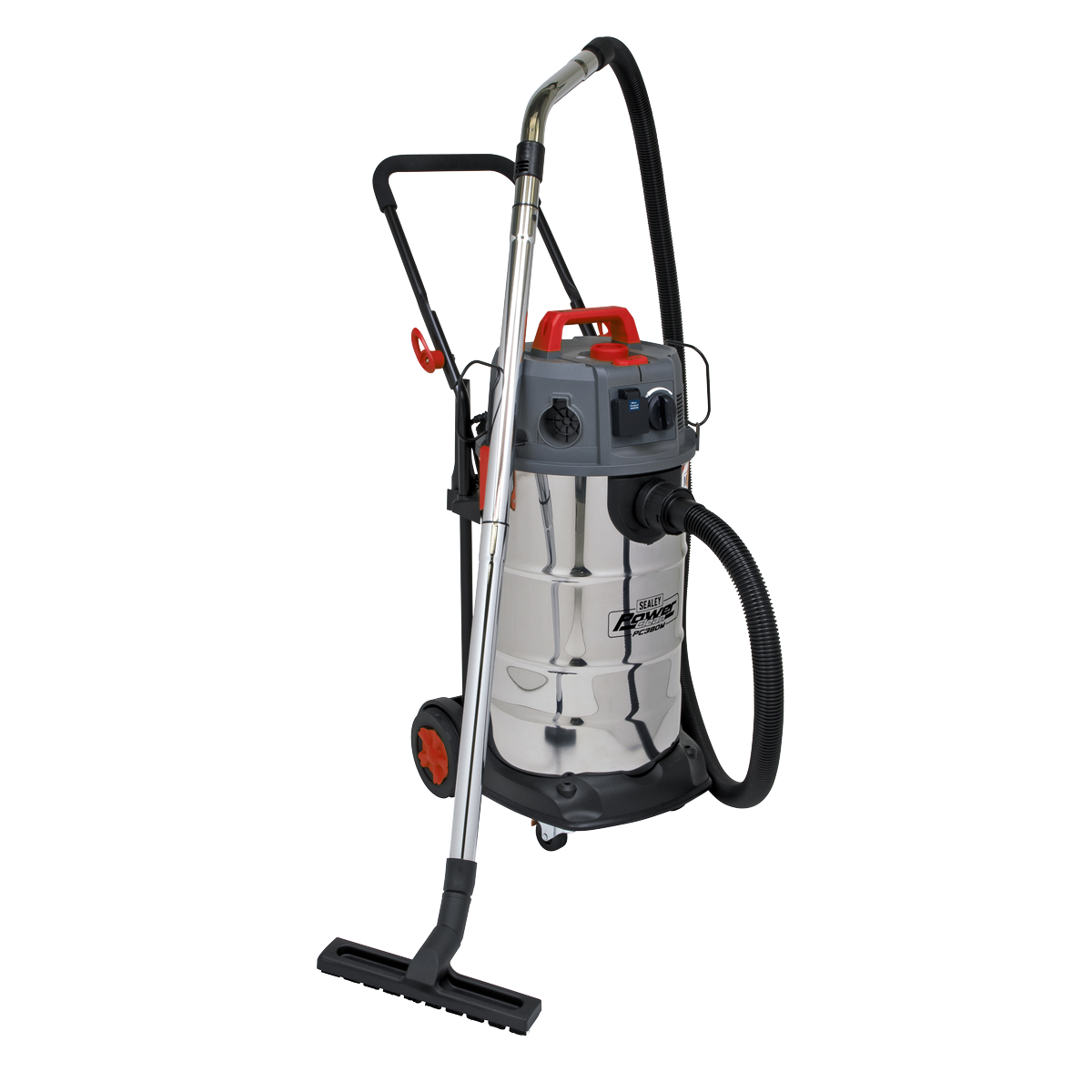 Sealey Vacuum Cleaner Industrial Dust-Free Wet/Dry38L 1500W/230V Filtration