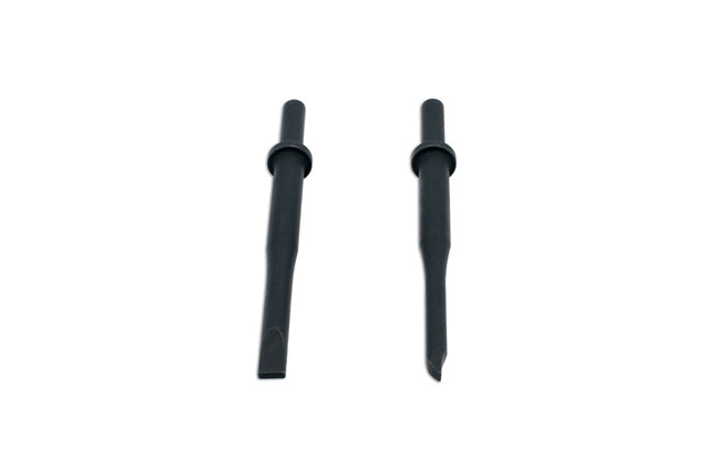 LASER 8307 Axle Staked Nut Air Chisel Punch Set 2 Pieces For Automotive Repairs