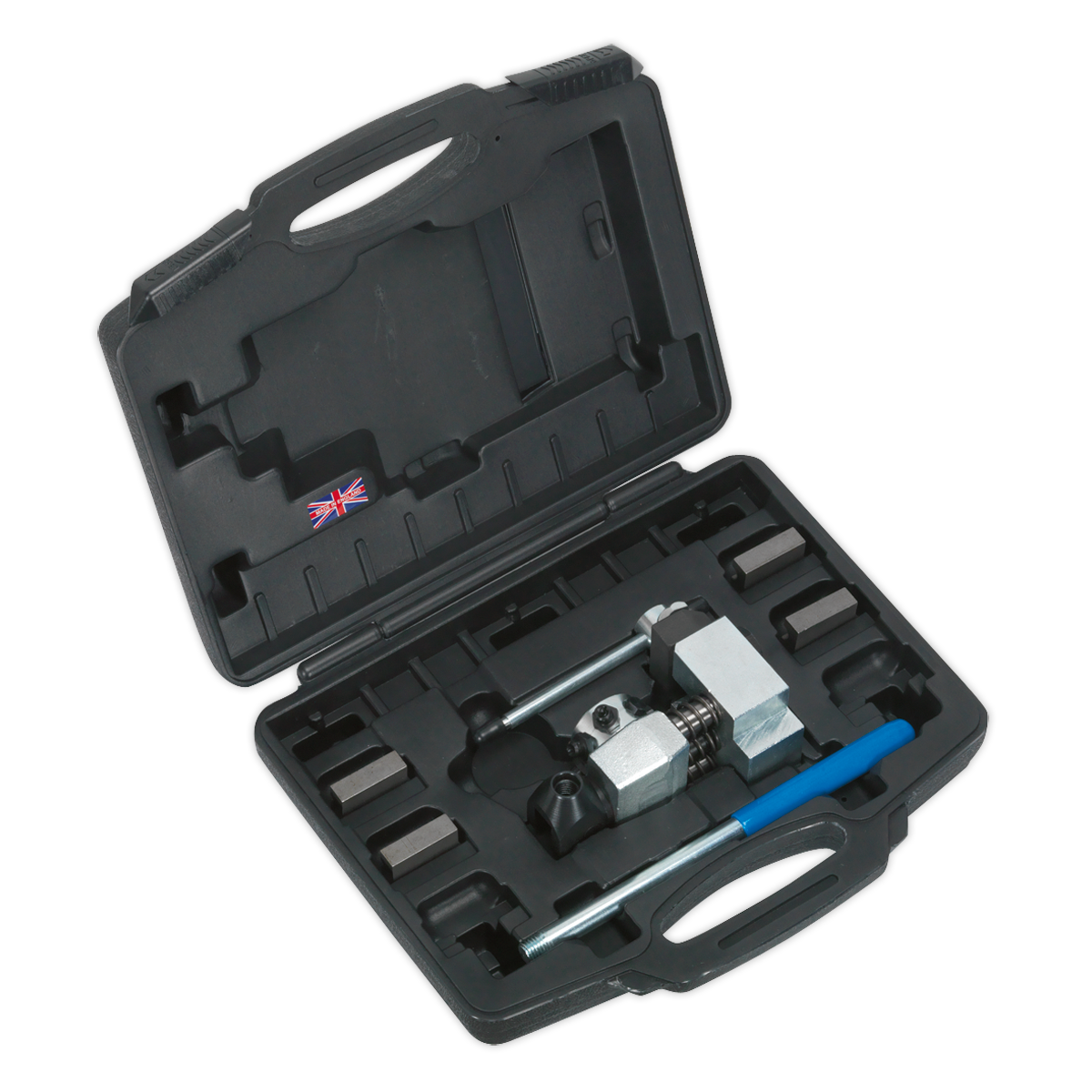 Sealey Brake Flaring Tool Supplied in Storage Case Turret Type Silver PFT07