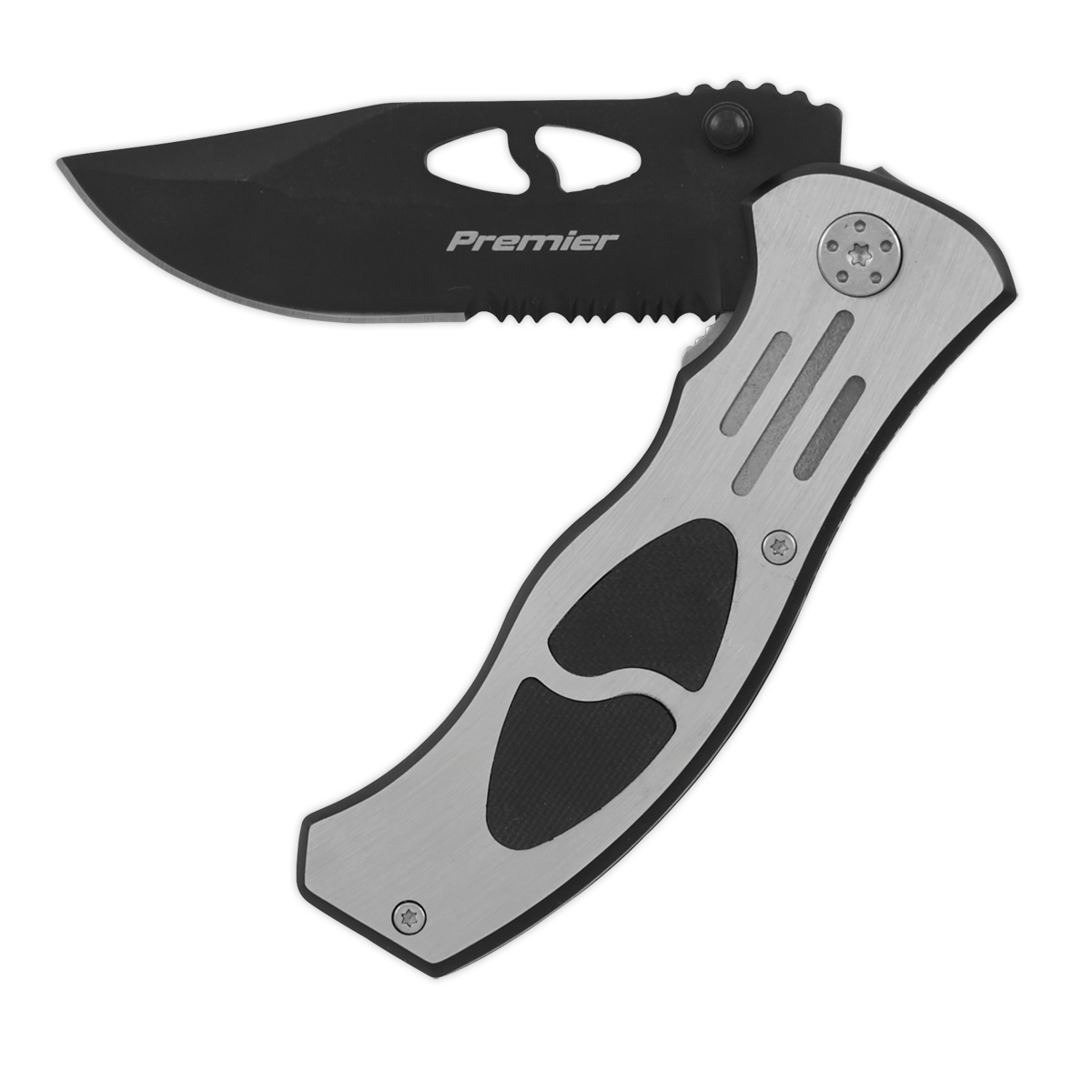 Sealey Pocket Knife Locking Large Stainless Steel Blade Hardened Tempered PK3