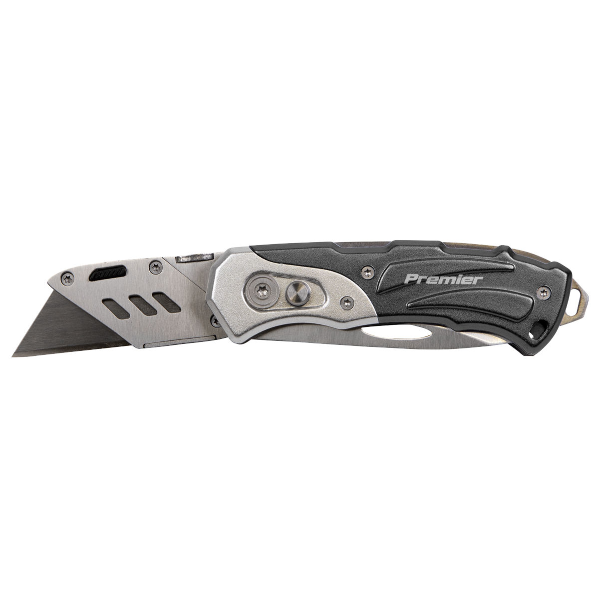 Sealey Pocket Knife Locking Twin Blade Stainless Steel Blade Hardened PK37