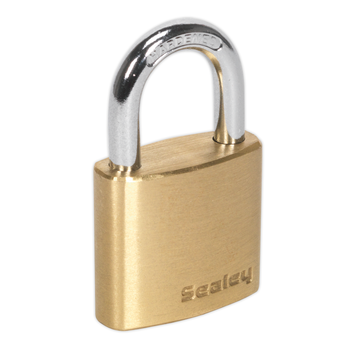 Sealey 30mm Brass Body Padlock With Corrosion Resistant Brass Body PL100