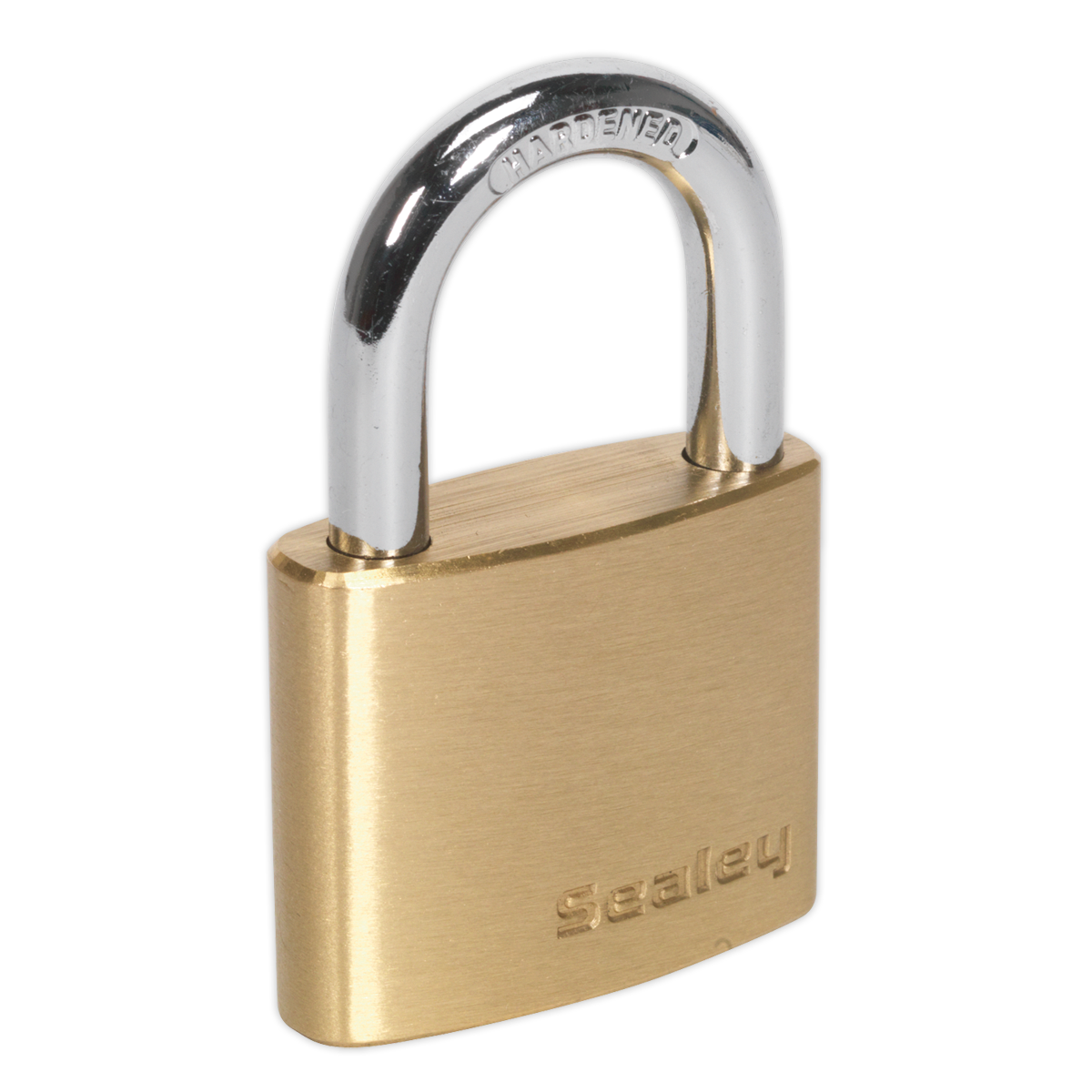 Sealey 40mm Brass Body Padlock With Corrosion Resistant Brass Body PL101