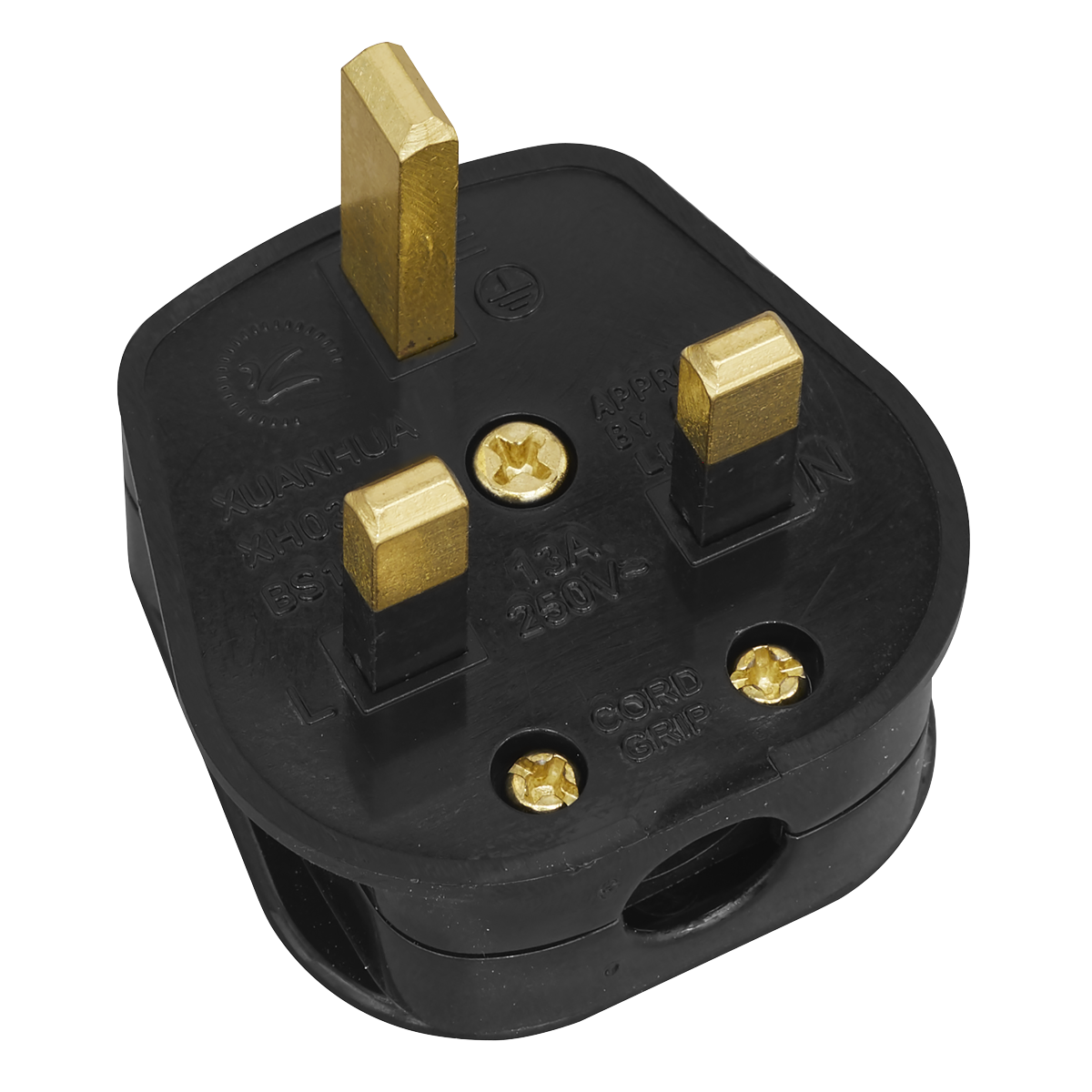 Sealey Resilient Plug 13Amp Heavy Duty ASTA Approved - Pack of 20 PL13/320
