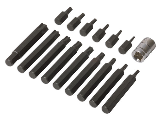 LASER 2783 33Pcs Screwdriver Mixed Bit Set Star Hex Flat PzDrive CRV Steel