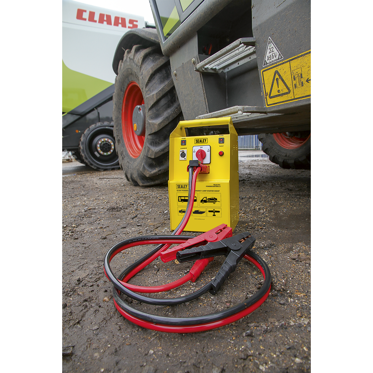 Sealey PowerStart Emergency Power Pack 500HP Start 12V 24V POWERSTART500