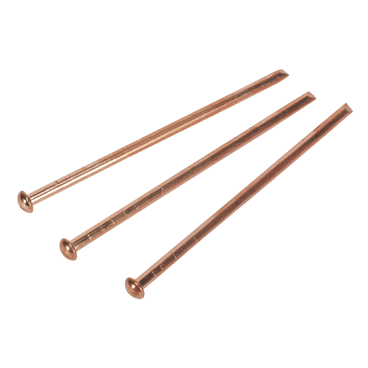 Sealey Stud Welding Nail 2 x 50mm Copper Coated Pins Pack Of 200 PS/000350/200