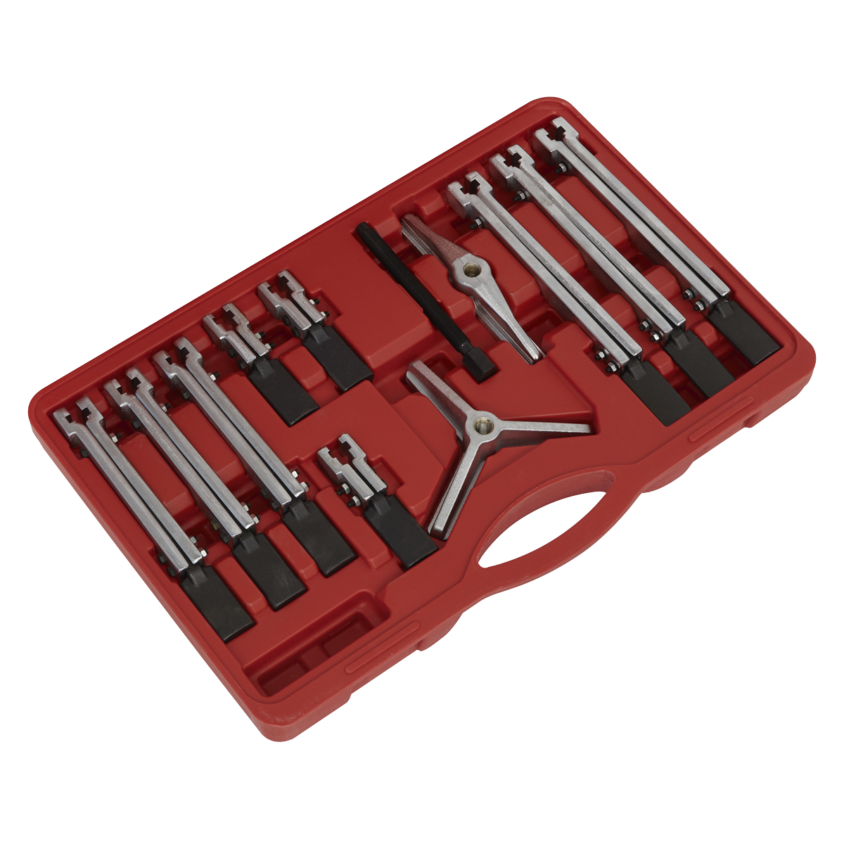 Sealey Bearing & Gear Puller Set With Reversible Legs 35-130mm 12 Pieces PS900