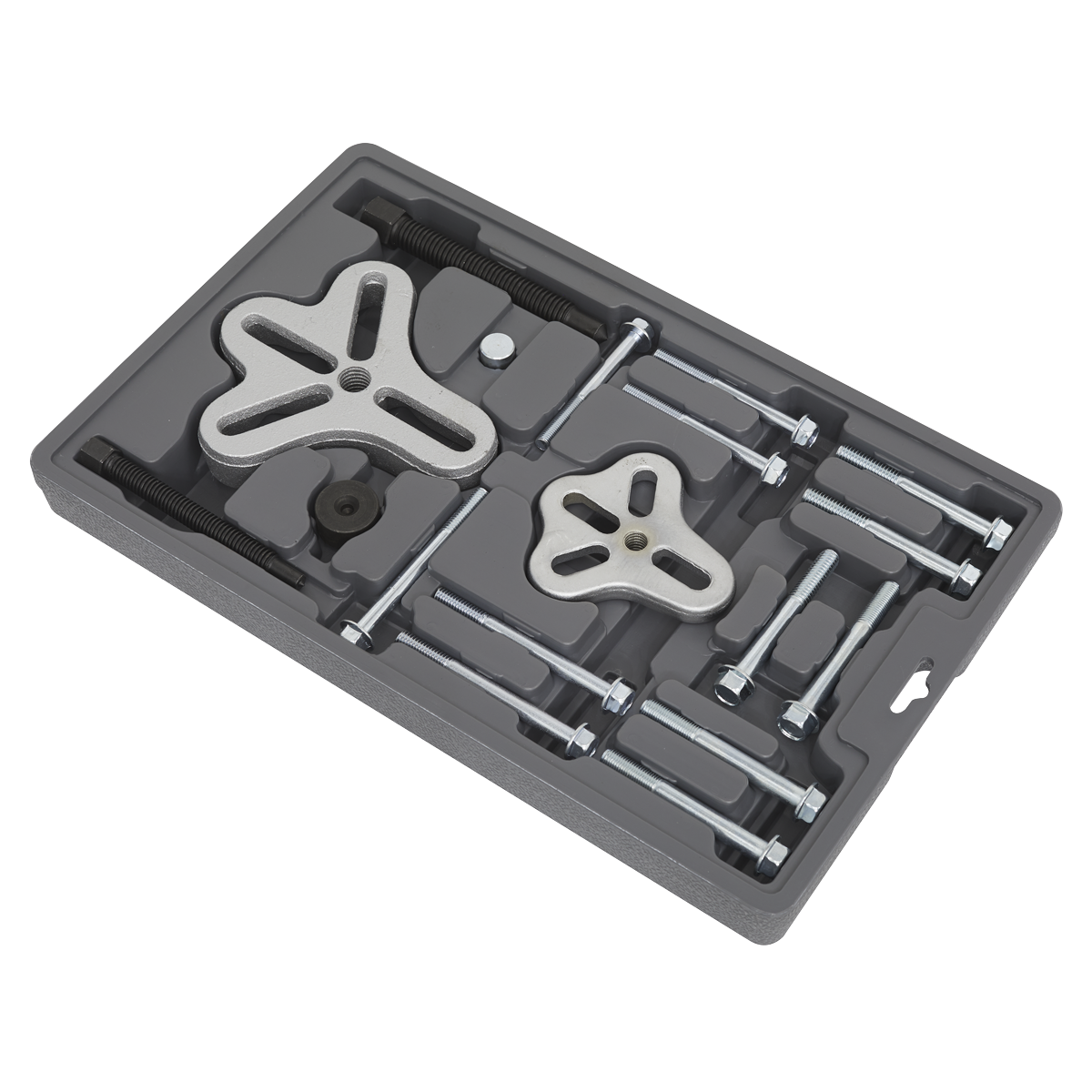 Sealey Steering Wheel & Harmonic Balancer Puller Set - 18 Pieces Kit PS977
