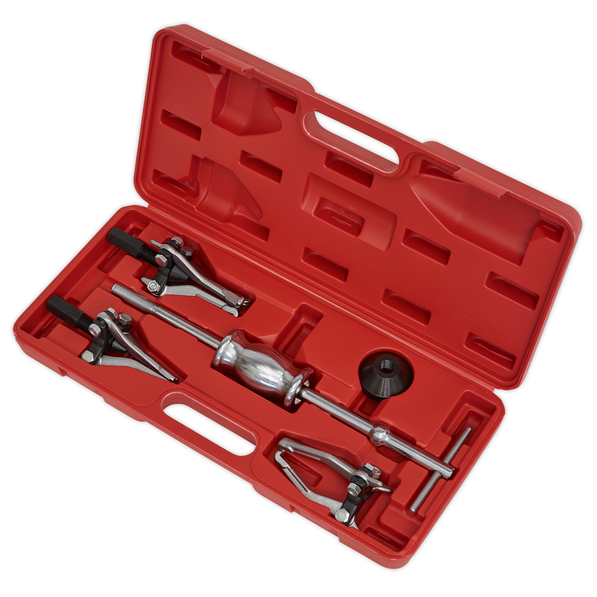 Sealey Slide Hammer Gear/Bearing Puller Set Chrome Vanadium Steel 5pc PS992