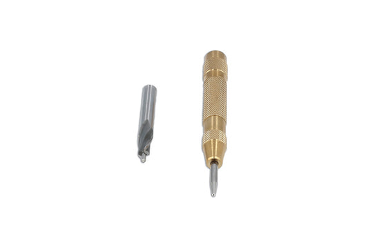 LASER 8336 Spot Weld Removal Set 2pc Automatic Center Punch HSS Drill Tool