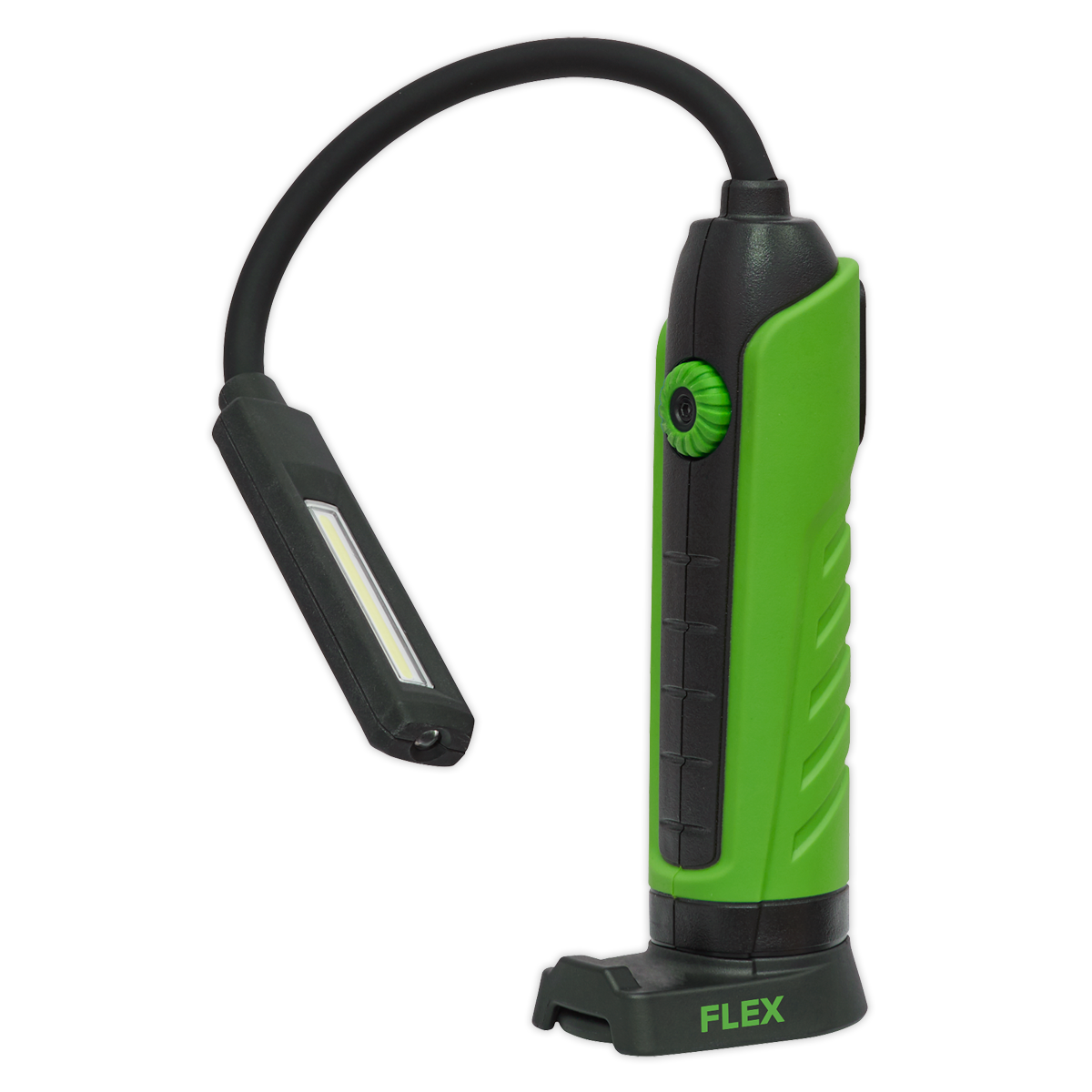 Sealey Flexi Rechargeable Green Inspection Lamp Li Ion 1 COB 1 LED LEDFLEXG