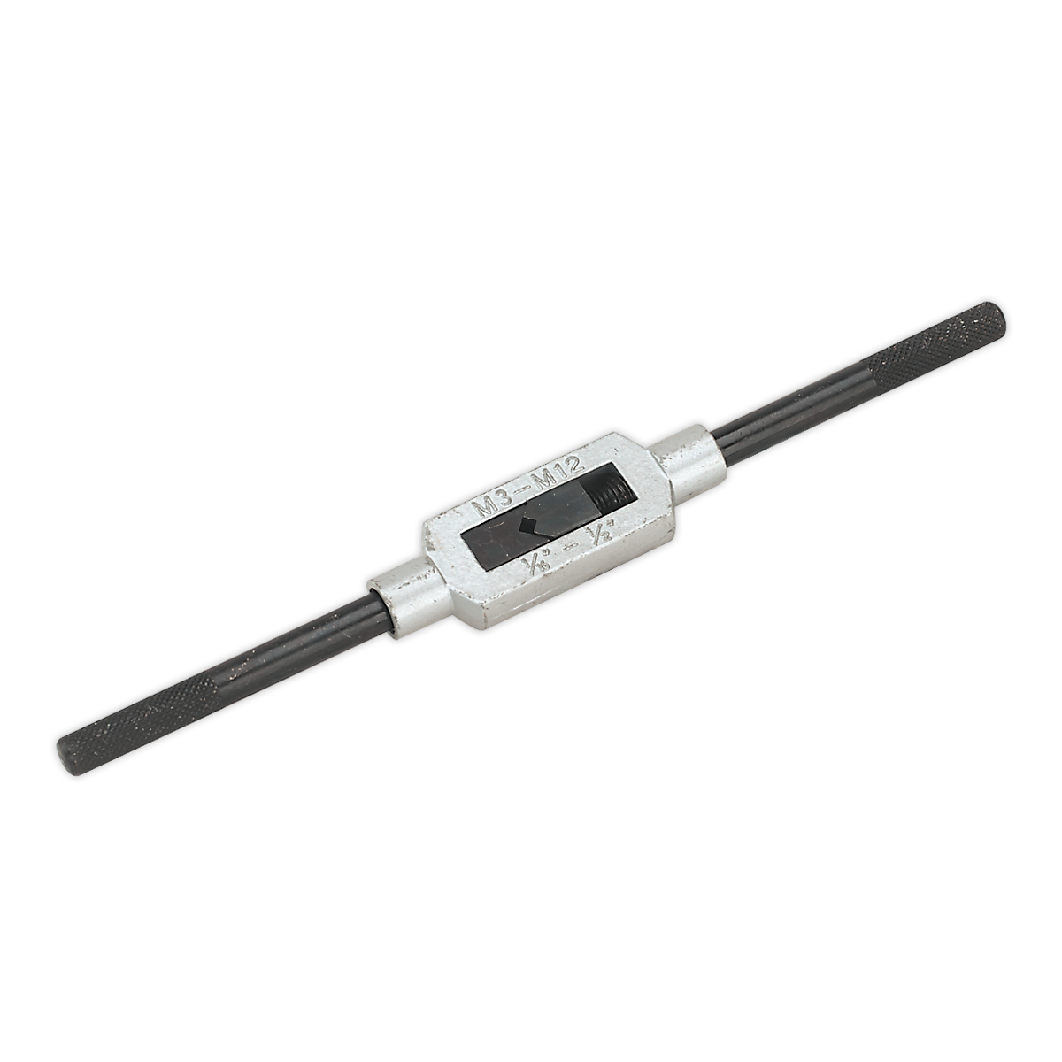 Sealey Steel Tap Wrench With Sliding Jaws 200mm Professional M3 & M12 AK727