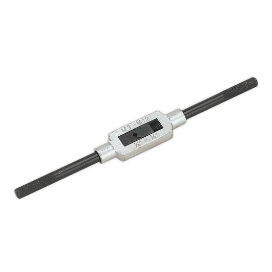 Sealey Steel Tap Wrench With Sliding Jaws 200mm Professional M3 & M12 AK727