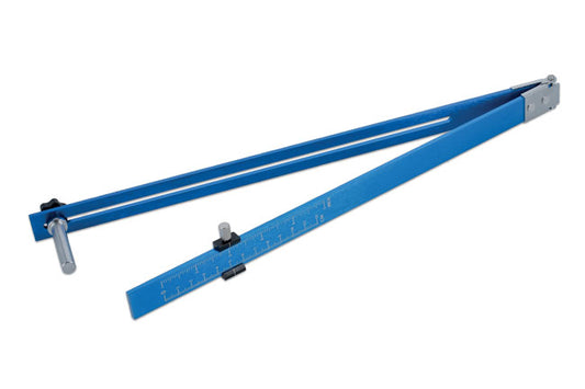 LASER 8345 Folding Suspension Height Gauge Motorcycle Steel Measuring Tool