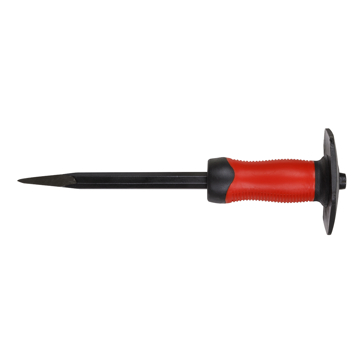 Sealey Point Chisel With Grip Black Powder Coated Polished Tip 300mm PTC01G