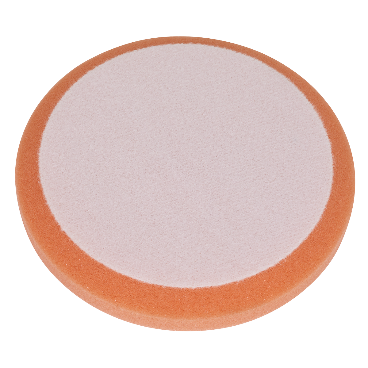 Sealey Compounding Foam Head Hook & Loop 150 x 25mm Orange/Firm PTCCHV150O