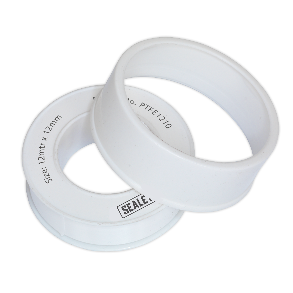 Sealey PTFE Thread Sealing Tape 10 Pieces 12m x 12mm 0.075mm Thickness PTFE1210