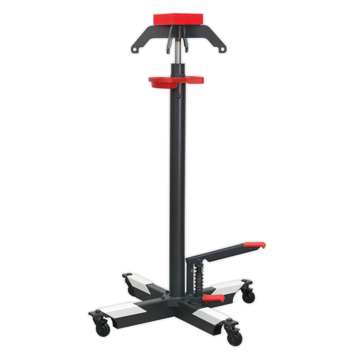 Sealey Premier Transmission Jack 0.3 Tonne Vertical With Nylon Wheels PTJ30