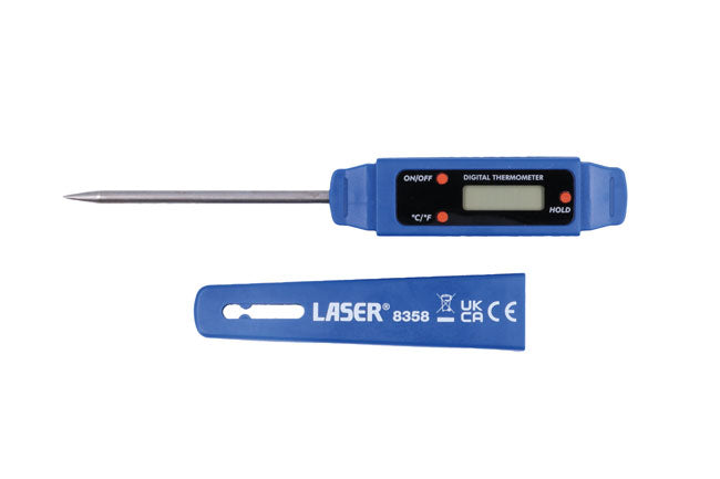 LASER 8358 Digital Thermometer Pocket Probe Tool For Aircon HVAC Diagnostics