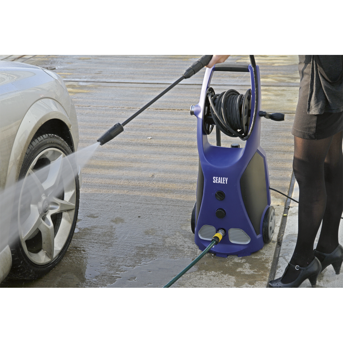Sealey Professional Pressure Washer 140 Bar With TSS & Rotablast Nozzle PW3500