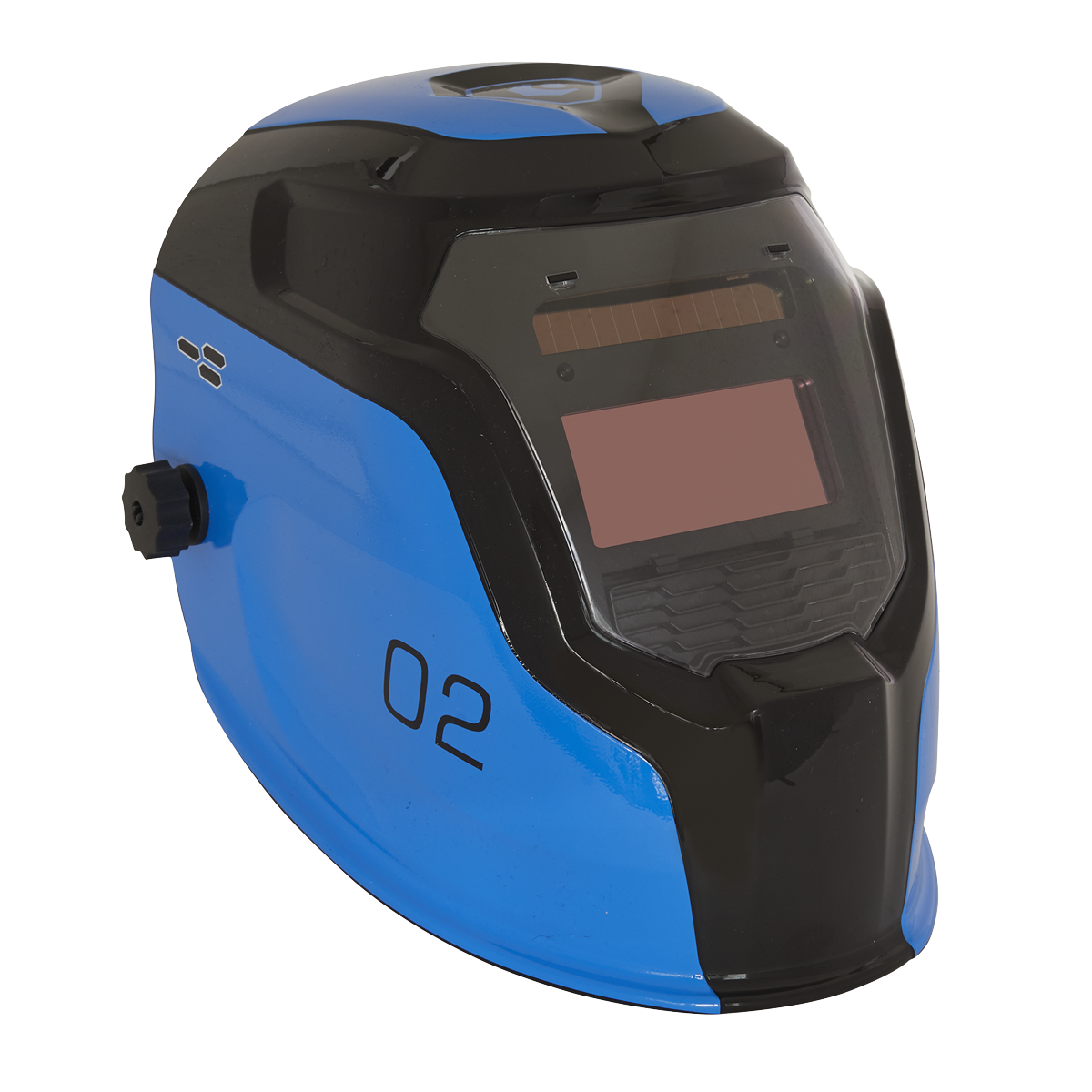 Sealey Protection Blue Auto Darkening Welding Safety Helmet Shade 9-13 PWH2