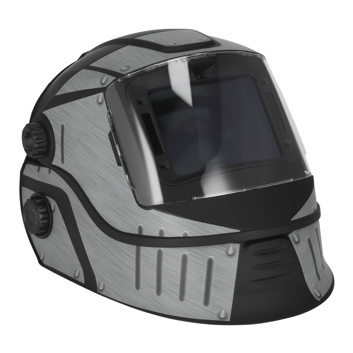 Sealey Flip-Up Welding Helmet Auto Darkening Solar Powered Shade 9-13 PWH603