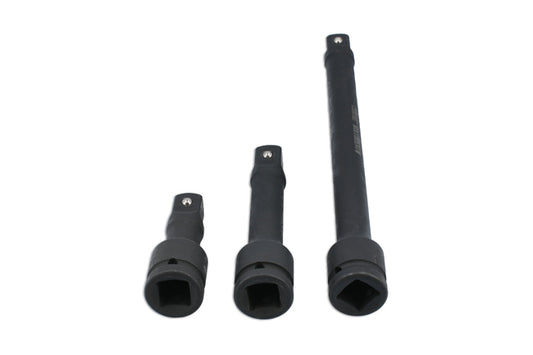 LASER 8365 Impact Extension Bar Set 3/4" Drive 20mm Chrome Molybdenum Steel Kit