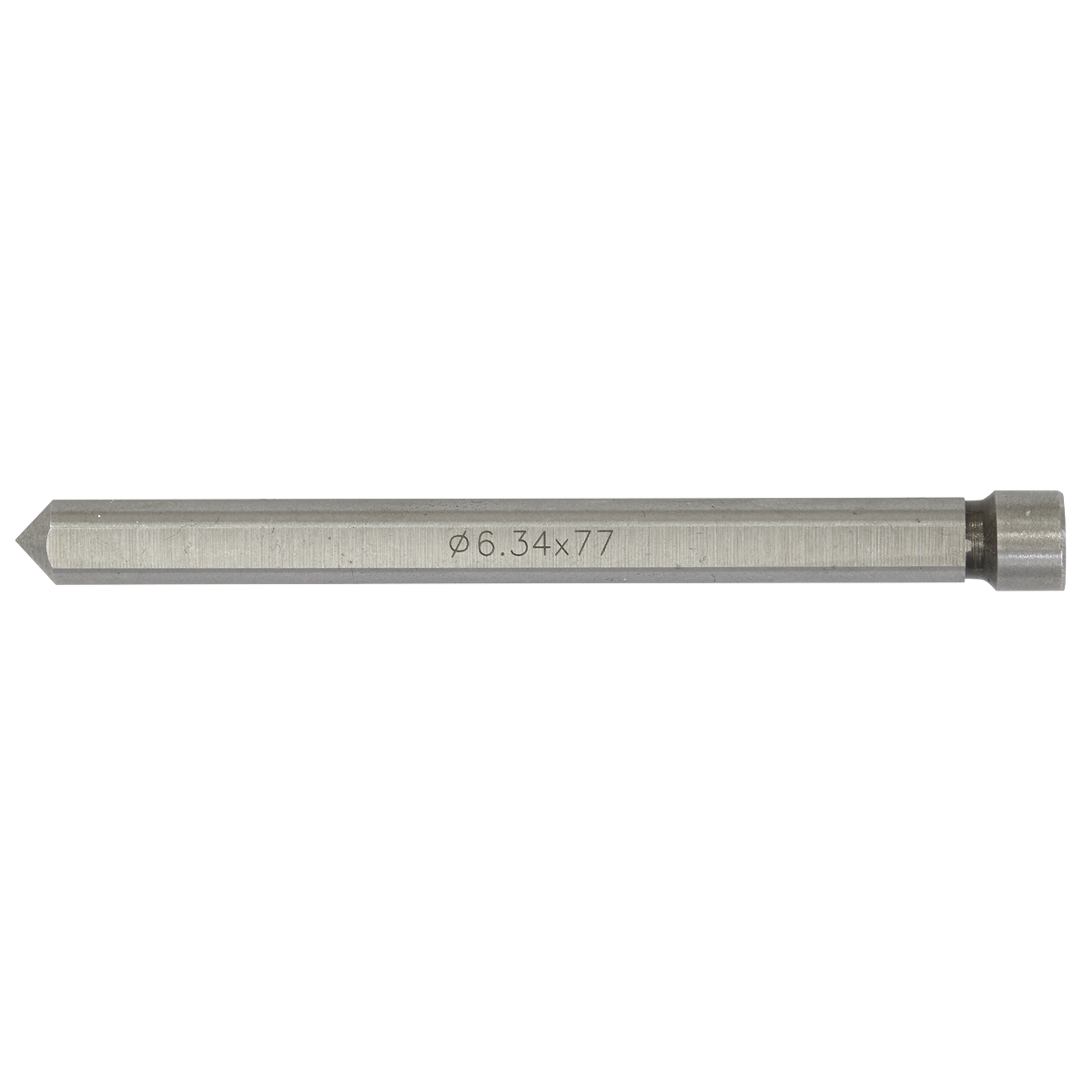 Sealey Short Straight Pin Pilot Rod 77mm For 25mm Cut Rotabors Workshop RBSP