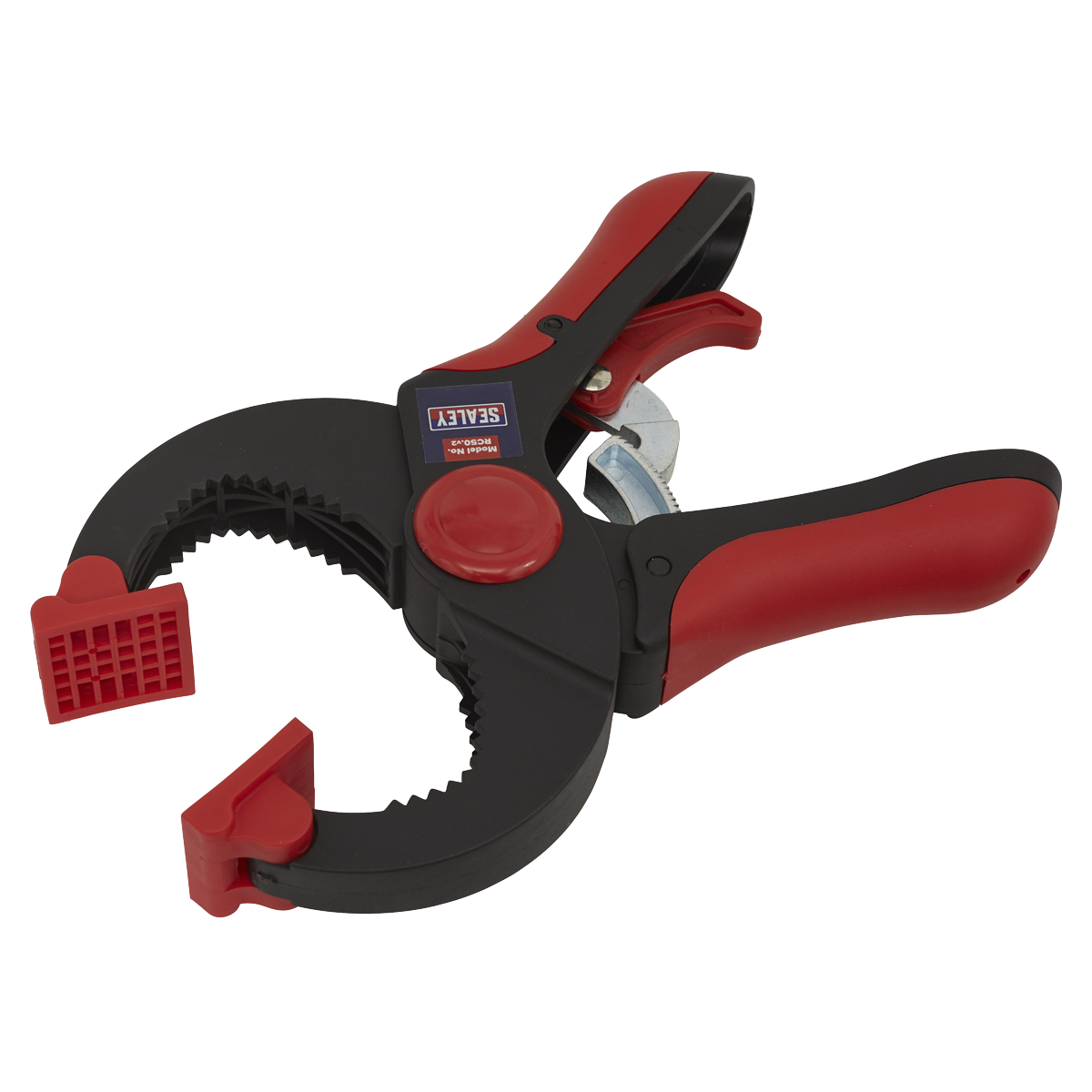 Sealey Ratchet Clamp Set 4 Pieces 45mm Easy Release Trigger Nylon Body RC504