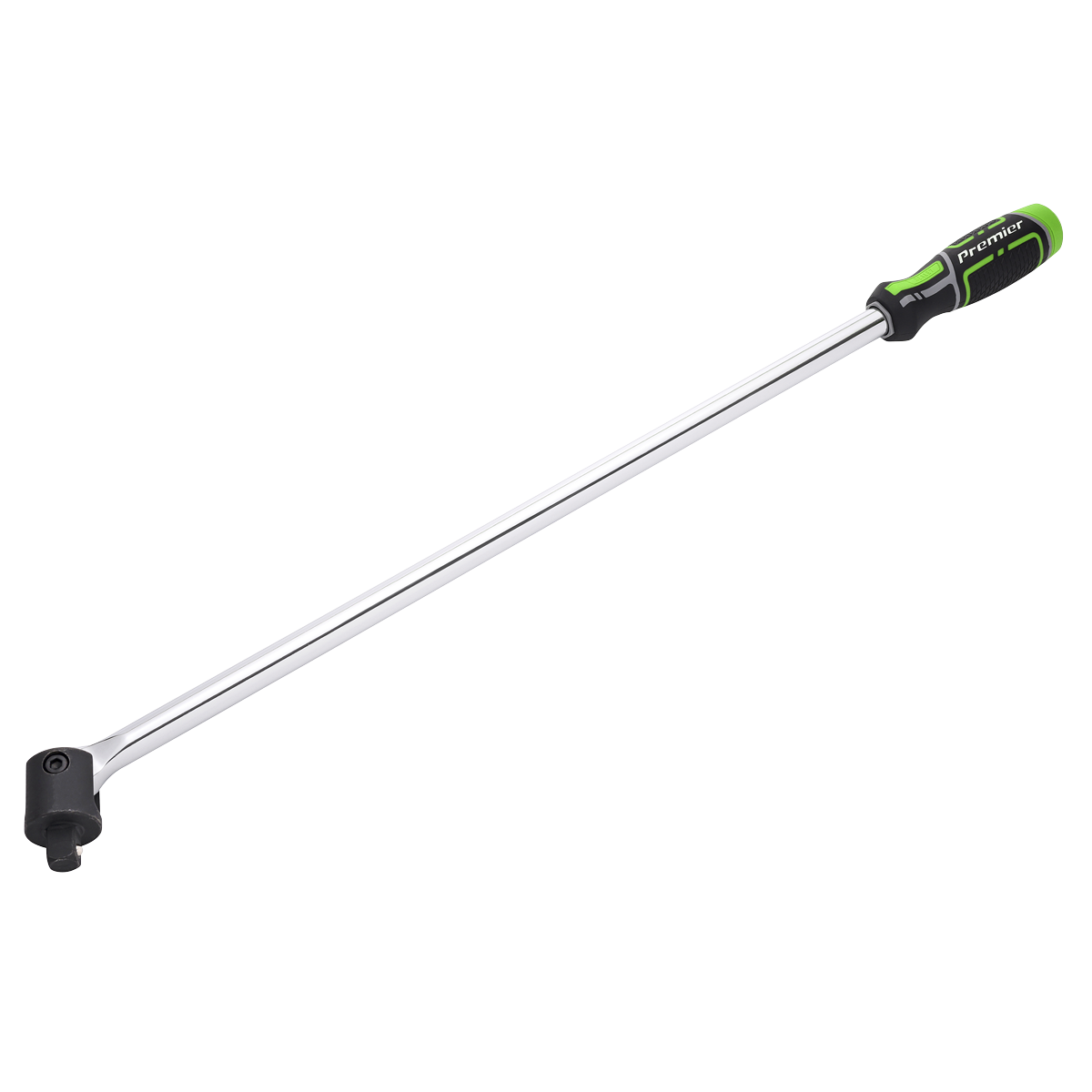 Sealey Breaker Bar Long Handle 600mm 1/2" Square Drive - Hi-Vis Green AK7306HV