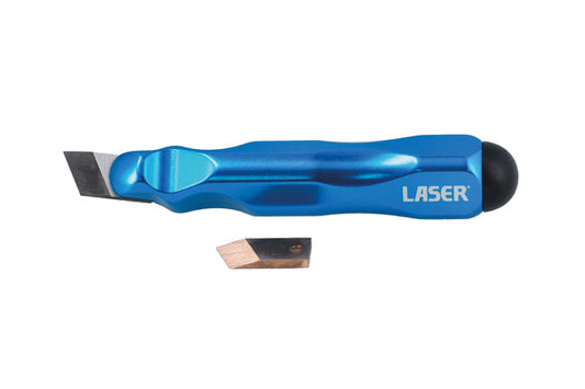 LASER 8379 2-in-1 Gasket Scraper Aluminium Handle With Brass & Steel Blades
