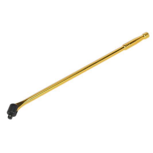 Sealey 600mm 1/2" Square Drive Breaker Bar Chrome Vanadium Steel Gold AK730G