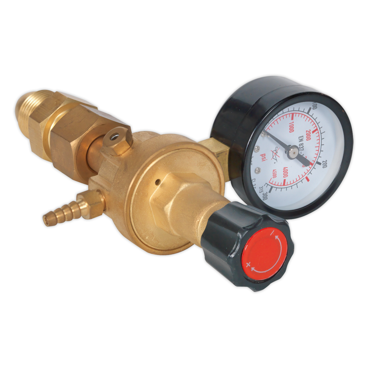 Sealey MIG Gas Regulator Kit One Gauge Regulator Industrial 1.5m Hose REG/KIT/MO