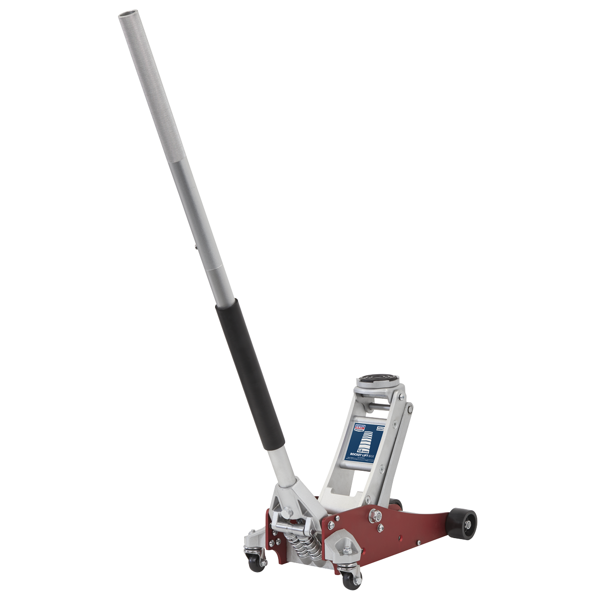 Sealey Trolley Jack 1.5 Tonne Low Entry Aluminium With Rocket Lift RJA1550