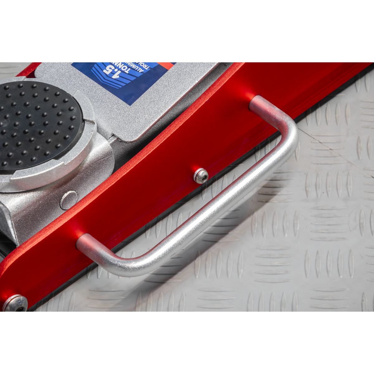 Sealey Trolley Jack 1.5 Tonne Aluminium/Steel Rocket Lift Lightweight RJAS1500
