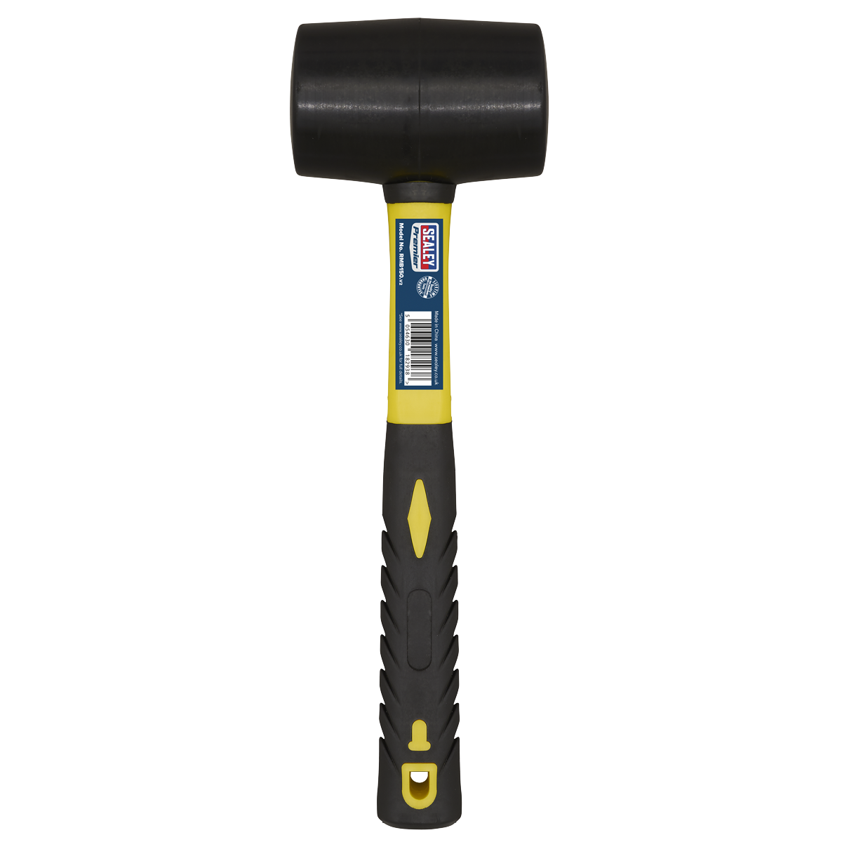 Sealey Rubber Mallet Fibreglass Shaft Daily Professional Use 1.5lb 0.68kg RMB150
