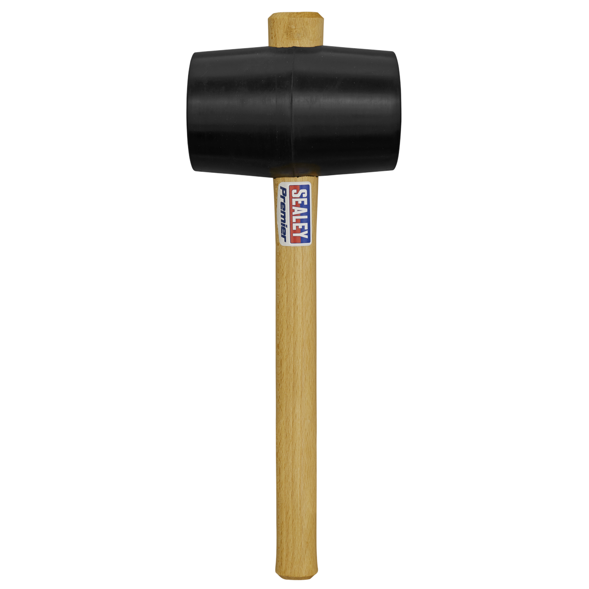 Sealey Rubber Mallet For Daily Professional Use 2.5lb 1.13kg Black/Wooden RMB250