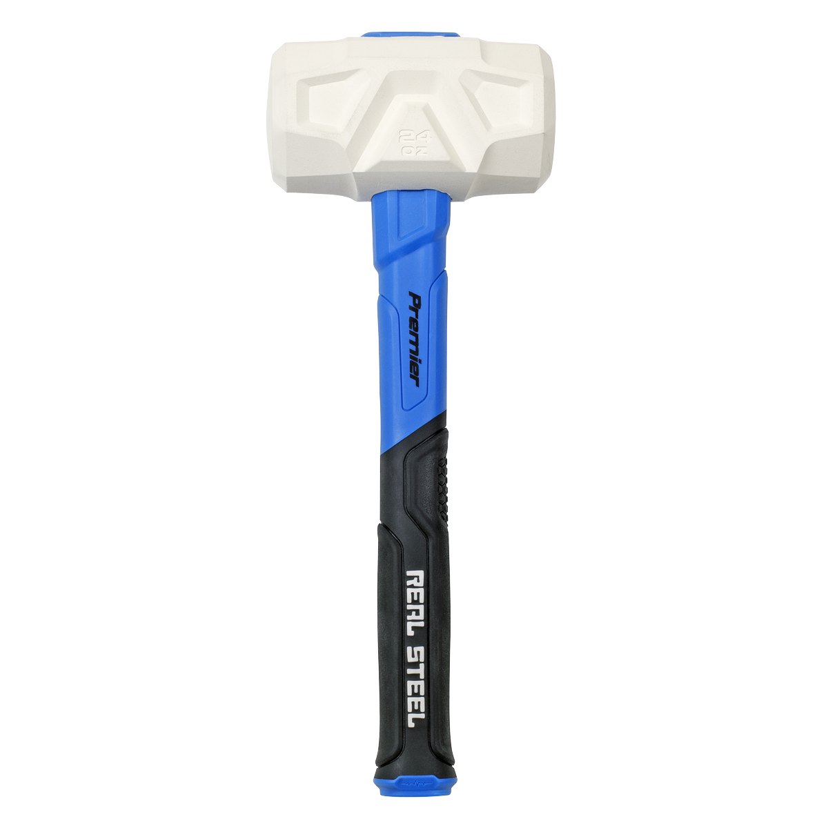 Sealey Rubber Mallet With Fibreglass Shaft 24oz Textured Rubber Grip RMG24