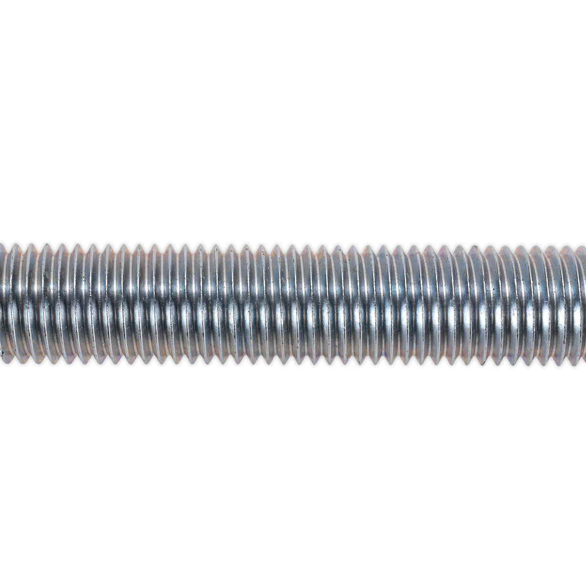 Sealey Threaded Rod 2 Pieces 24mm M24 x 1m Steel Zinc Plated 3mm Pitch STUD24