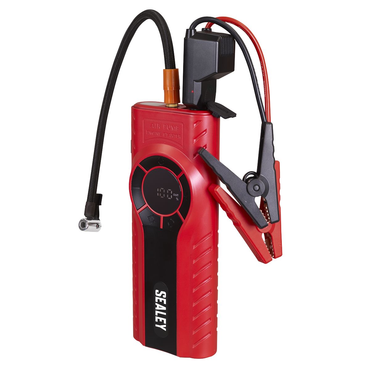 Sealey RoadStart 12V Jump Starter & Tyre Inflator 1200A Compact Lighweight