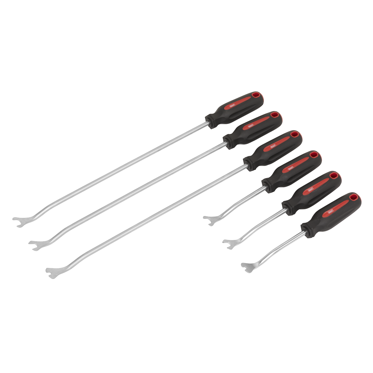 Sealey Trim Kit Tool Set Contoured & Textured Comfort Grip Handles 6 Pieces RT06