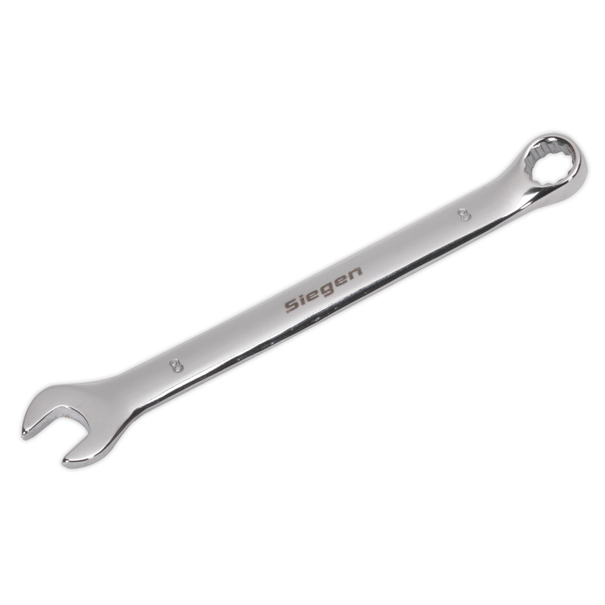 Sealey WallDrive Combi Spanner Chrome Vanadium Steel Polished Finish 8mm S01008