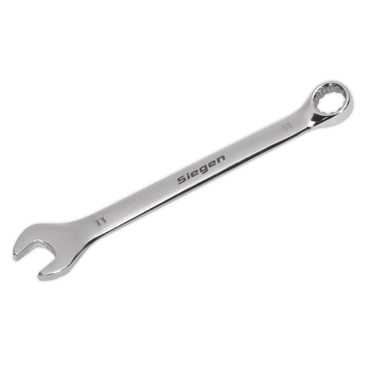 Sealey WallDrive Combi Spanner Chrome Vanadium Steel Polished Finish 11mm S01011