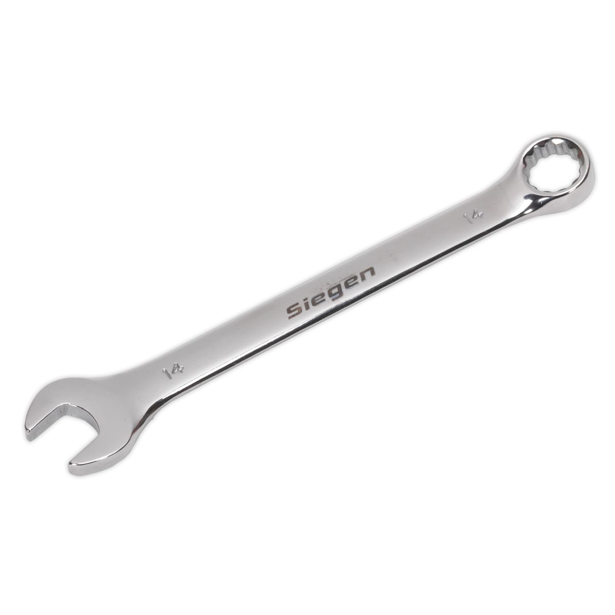 Sealey WallDrive Combi Spanner Chrome Vanadium Steel Polished Finish 14mm S01014