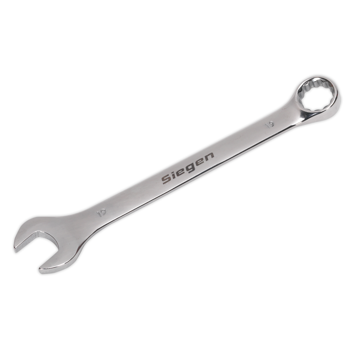 Sealey WallDrive Combi Spanner Chrome Vanadium Steel Polished Finish 19mm S01019