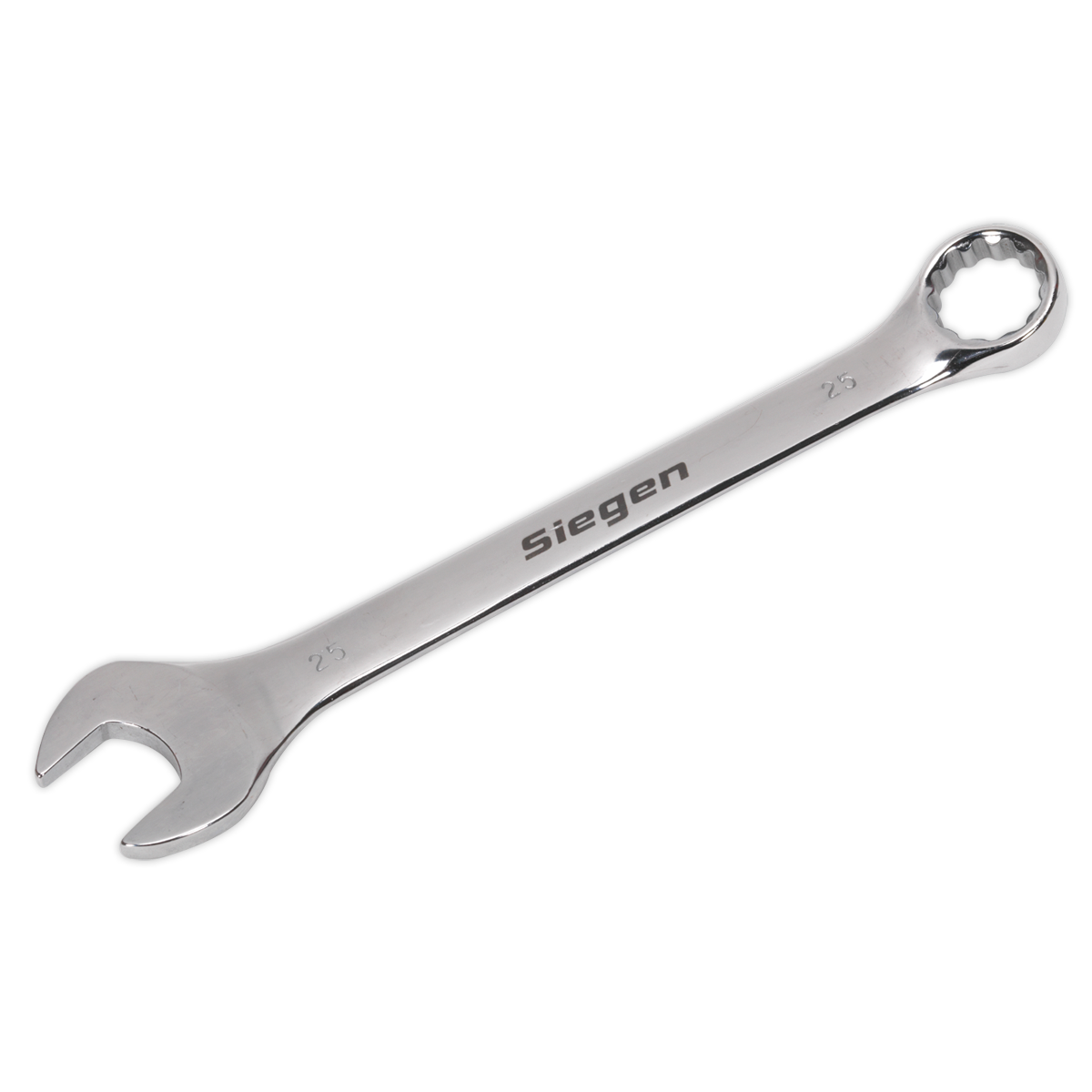 Sealey WallDrive Combi Spanner Chrome Vanadium Steel Polished Finish 25mm S01025