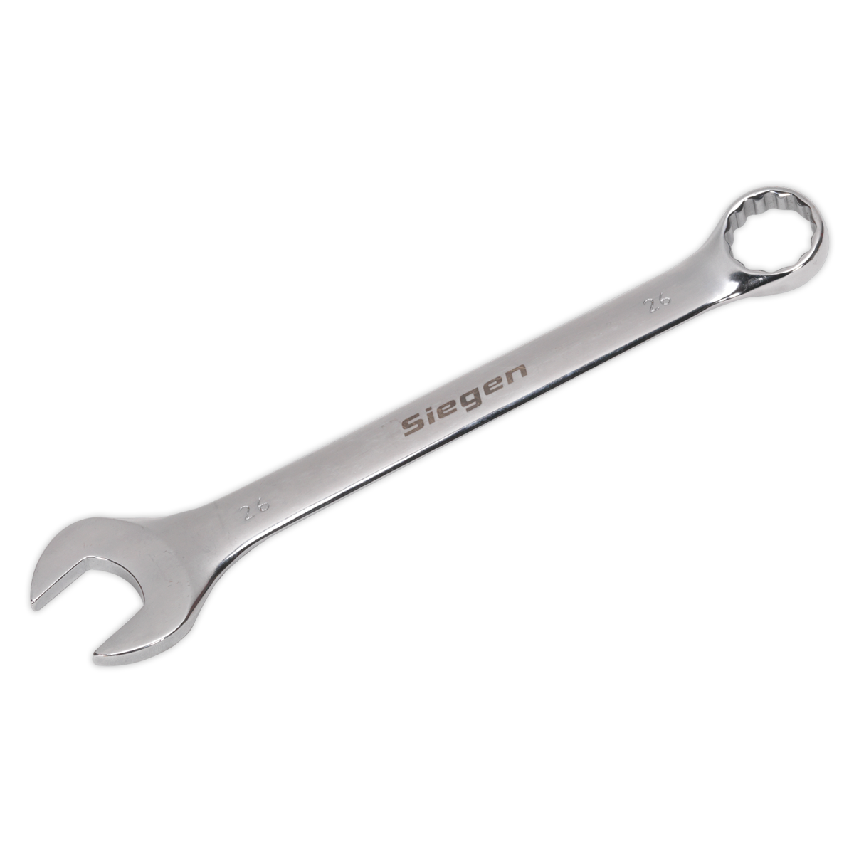 Sealey WallDrive Combi Spanner Chrome Vanadium Steel Polished Finish 26mm S01026